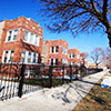 Vintage apartment buildings on Richmond Street